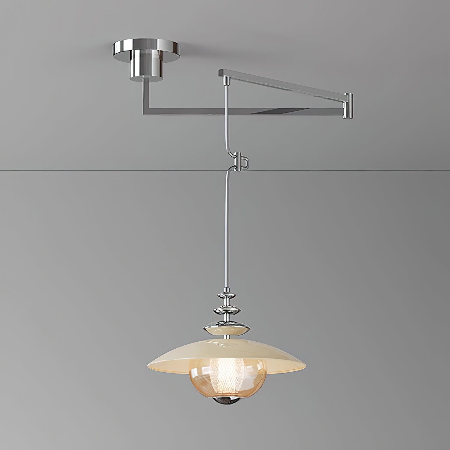 Zeyra Swing Arm Pendant Lamp
