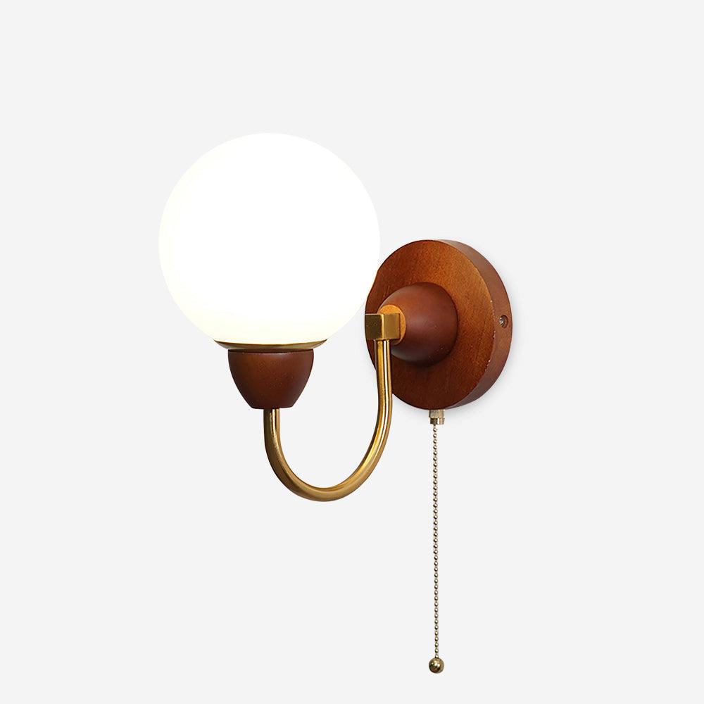 Zoey Wooden Wall Lamp