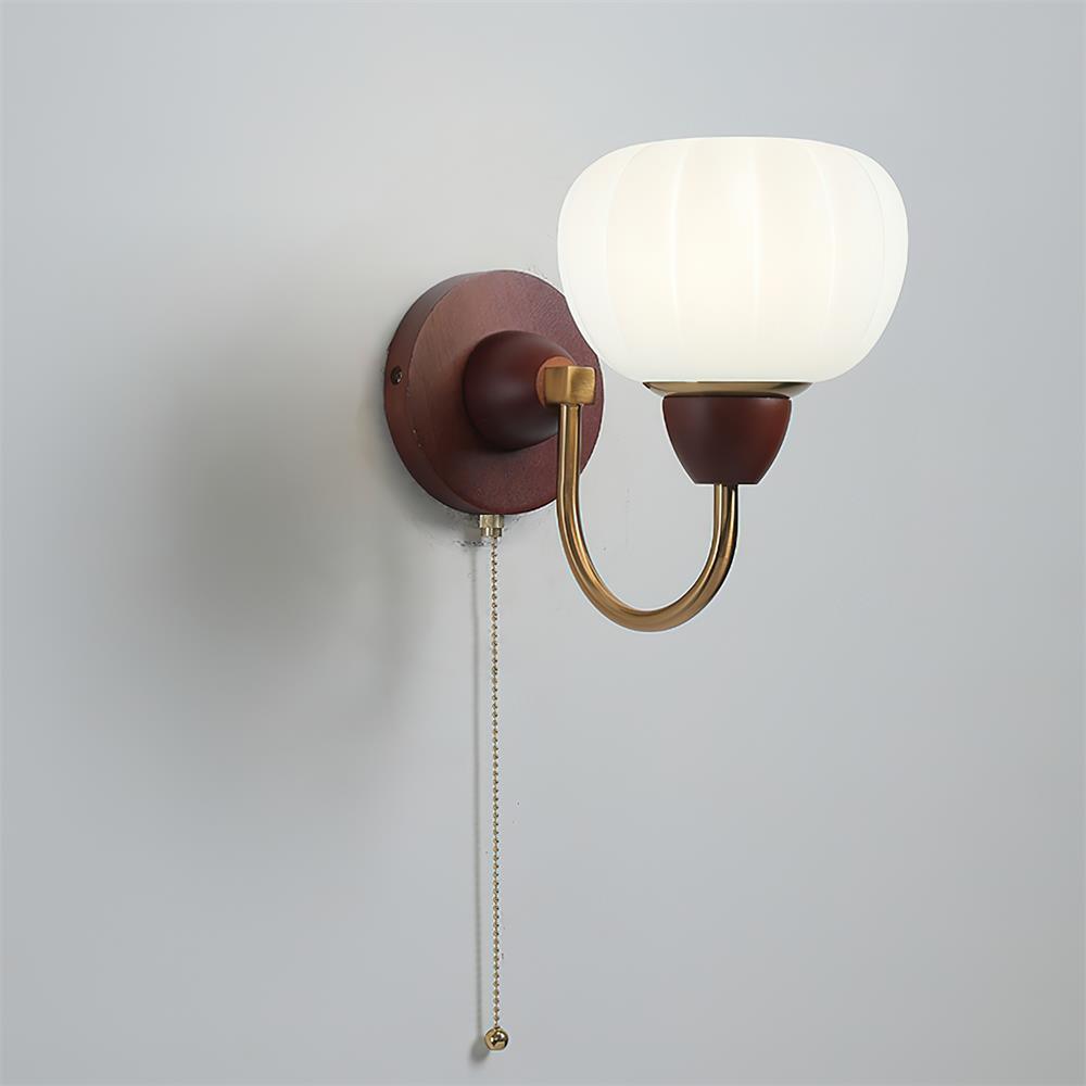 Zoey Wooden Wall Lamp