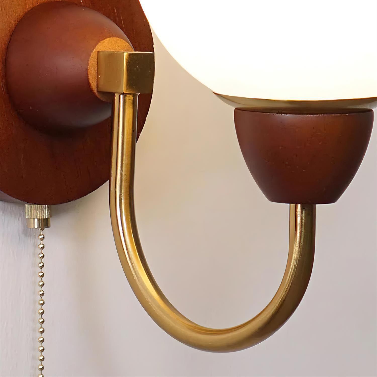Zoey Wooden Wall Lamp