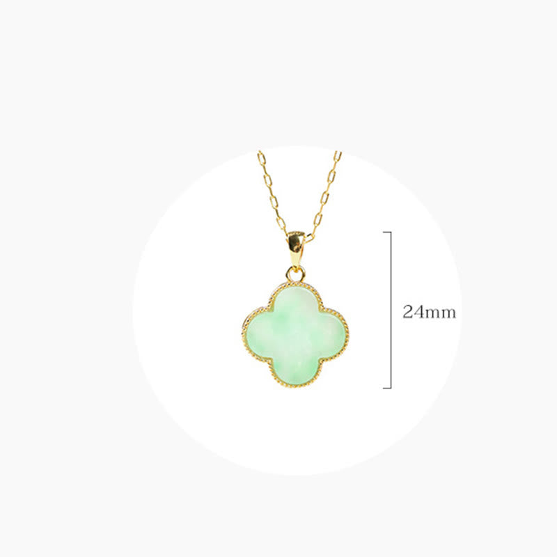 Buddha Stones "May Luck and Joy Be With You" Jade Necklace Includes Gift Message Card