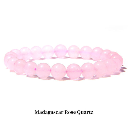 Buddha Stones "All the Best for Love and Harmony" Stone Quartz Bracelet Includes Gift Message Card